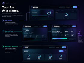 TEJORA ARC OS™ — Gamified Growth Web App