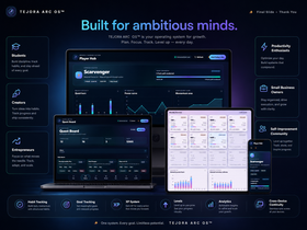 TEJORA ARC OS™ — Gamified Growth Web App