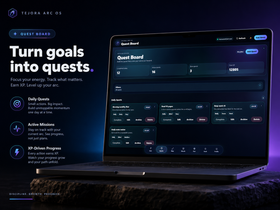 TEJORA ARC OS™ — Gamified Growth Web App